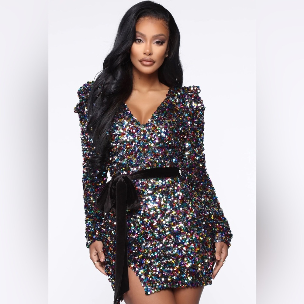 Fashion Nova ‘Live in the Spotlight’ Sequin Dress